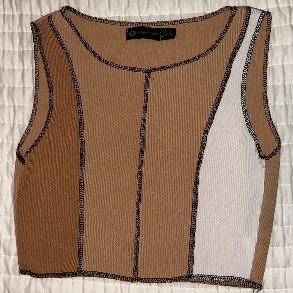 I Saw It First Cropped Tank
